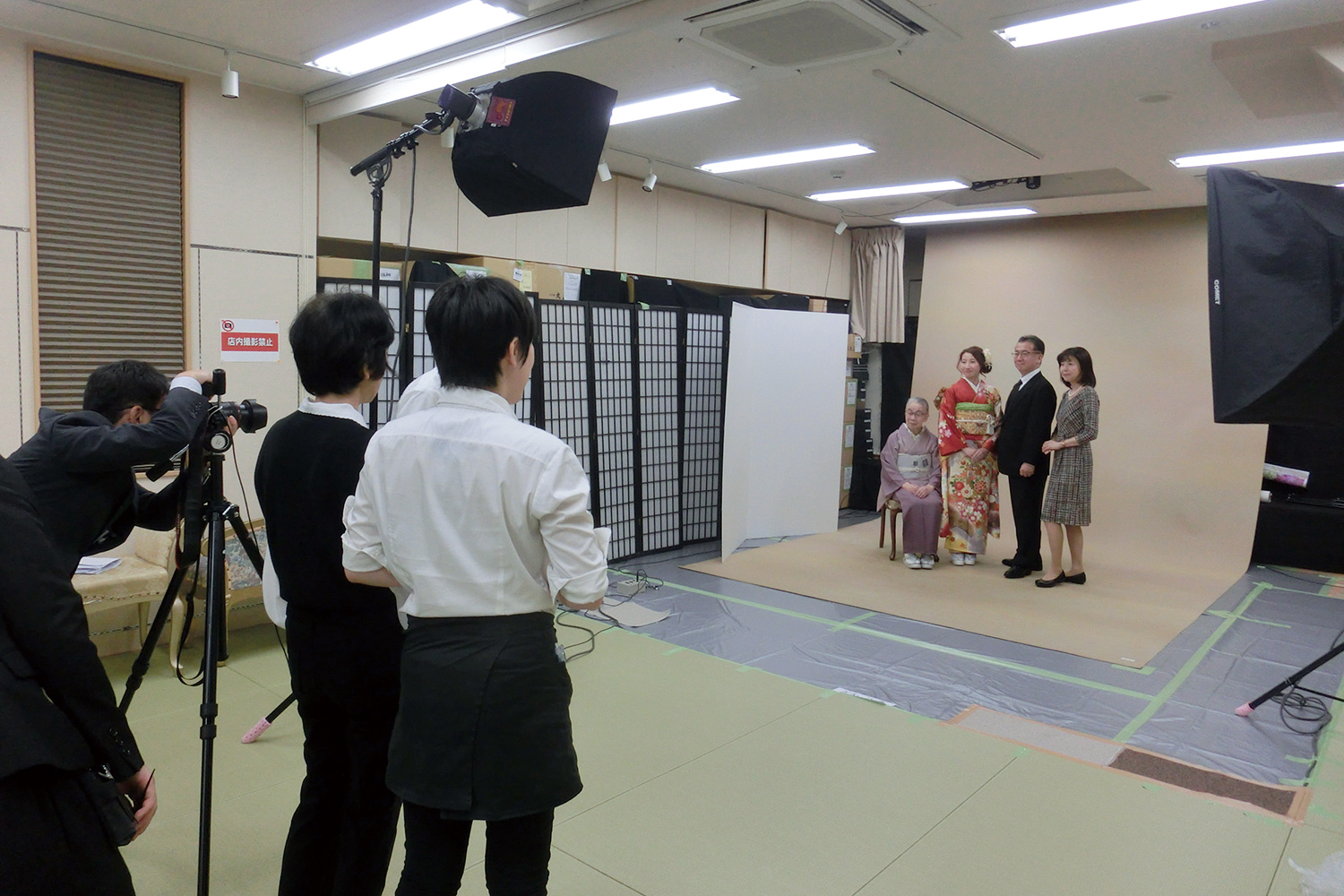 芸能人ヘアメイクスタッフによる前撮り撮影会イメージ